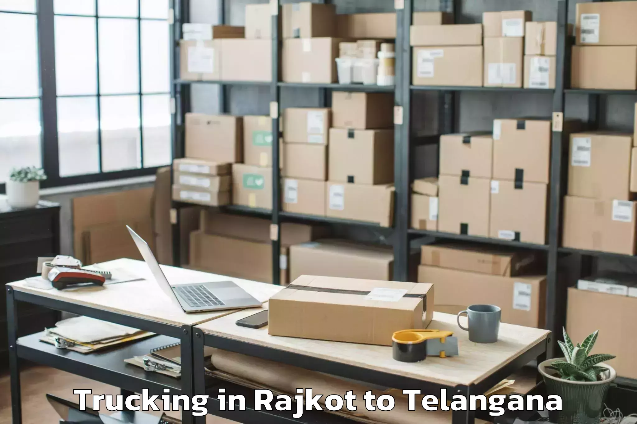 Comprehensive Rajkot to Jainoor Trucking